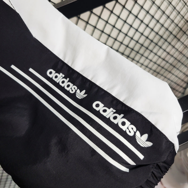 Jaqueta Adidas Preto Com Detalhes Branco