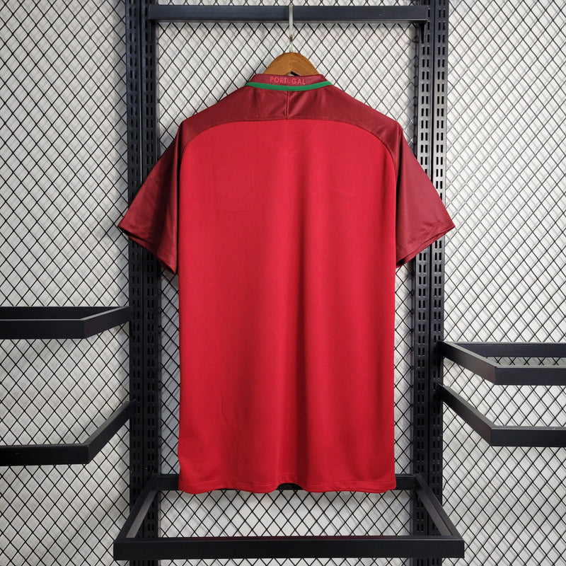 Camisa Portugal Retrô 2016 Torcedor Pro Masculina