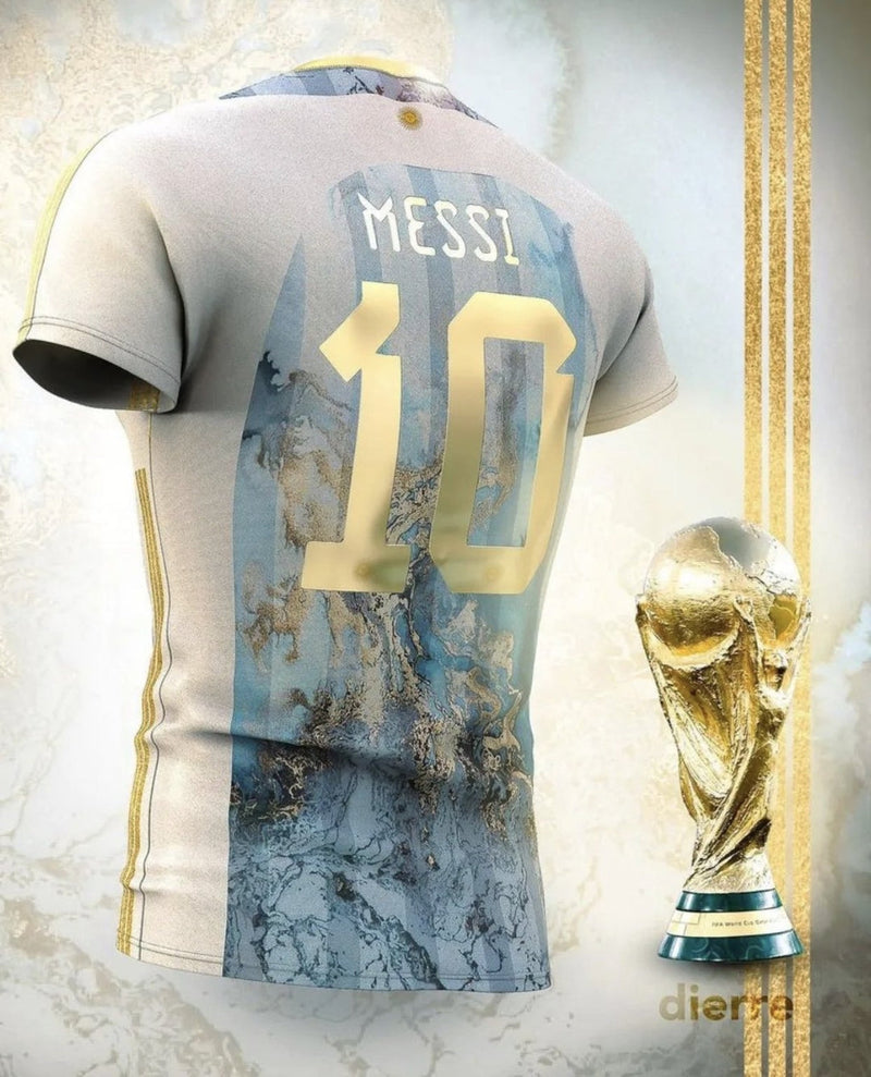 Camisa Edição Mapa Ouro Argentina