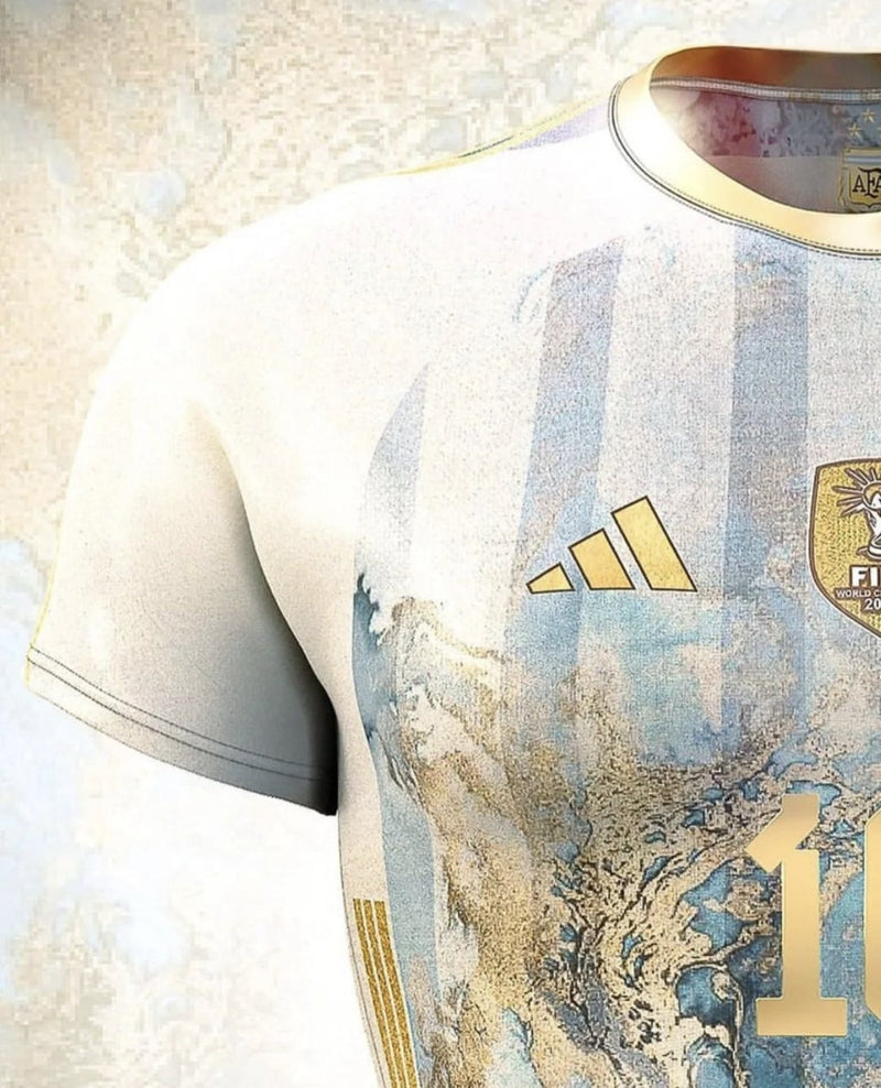 Camisa Edição Mapa Ouro Argentina