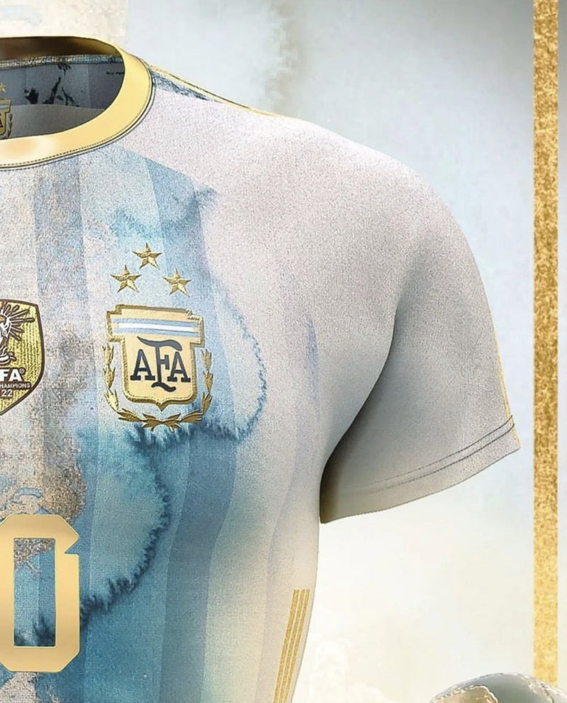 Camisa Edição Mapa Ouro Argentina