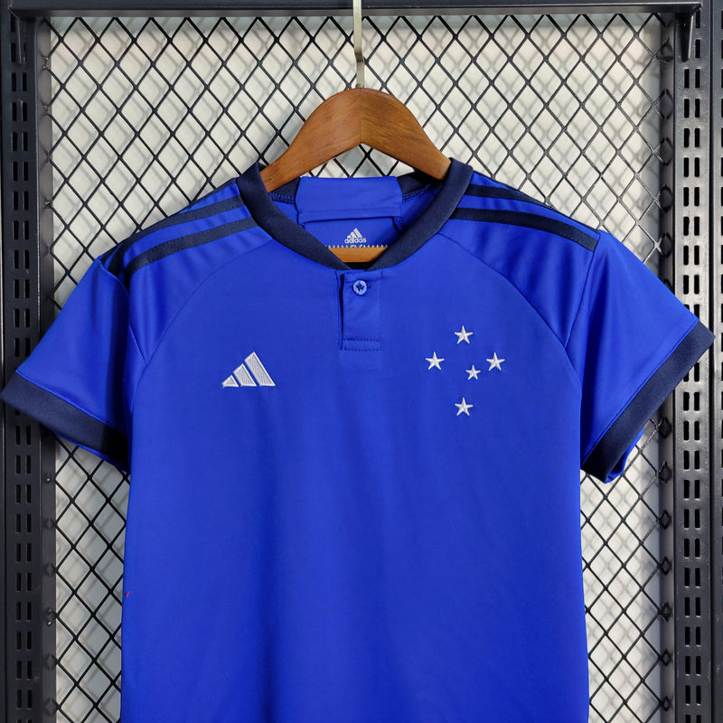 Uniforme Cruzeiro Home (1) 2023/24 Adidas Infantil