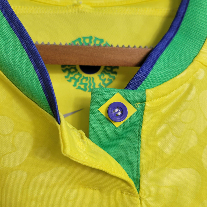 Camisa Brasil Nike I 2022-23 Torcedora Pro Feminina