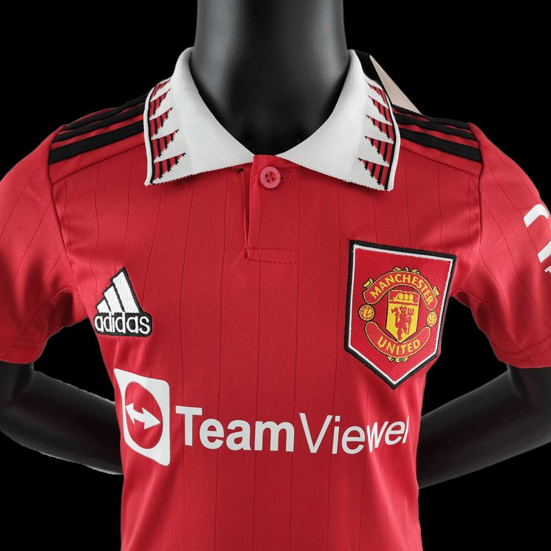 Kit Infantil Manchester United I 2022