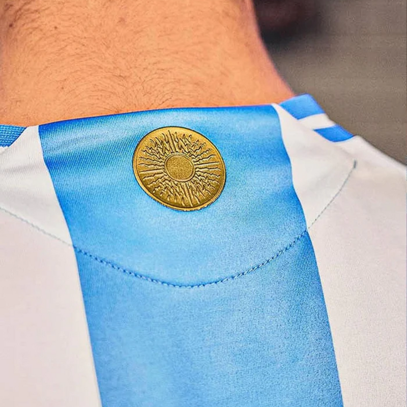 Camisa Argentina Titular 24/25 - Adidas Torcedor Masculina Patch Campeão