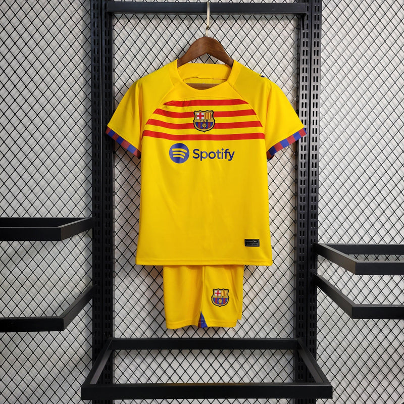 Uniforme Barcelona Away (4) 2023/24 Nike Infantil