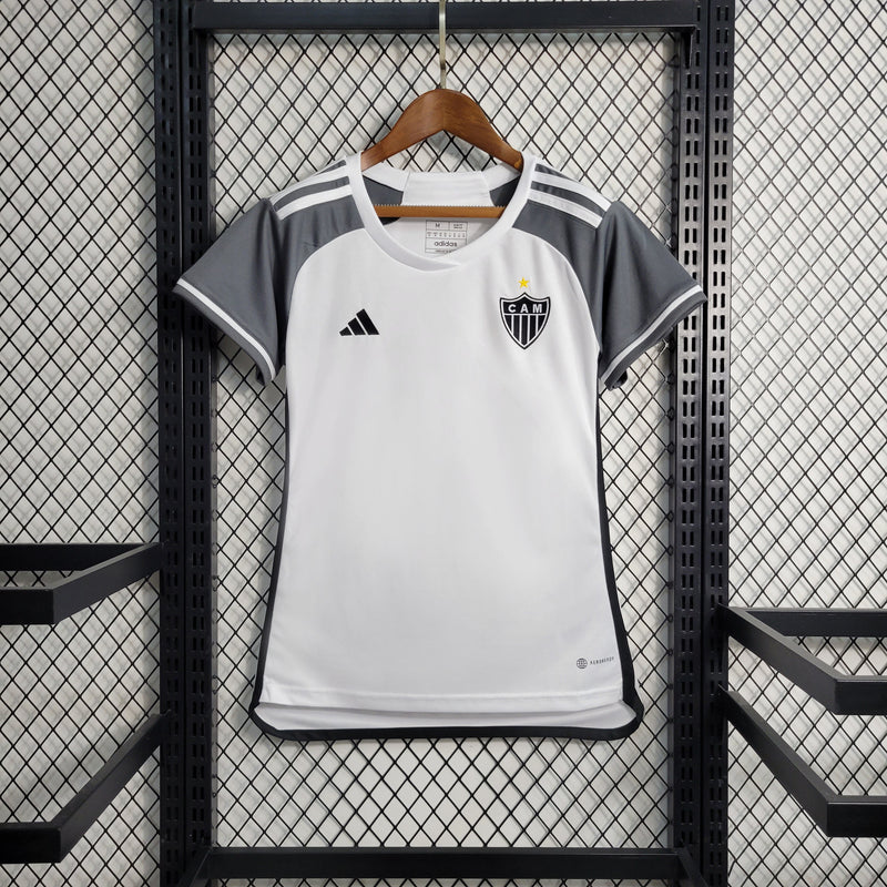 Camisa Oficial do Atlético Mineiro - 23/24 - Feminina - Versão Torcedor - Personalizável