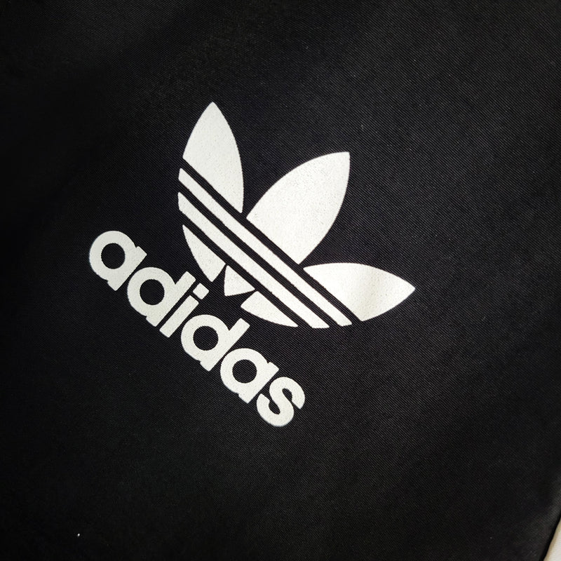 Jaqueta Adidas Preto Com Detalhes Branco