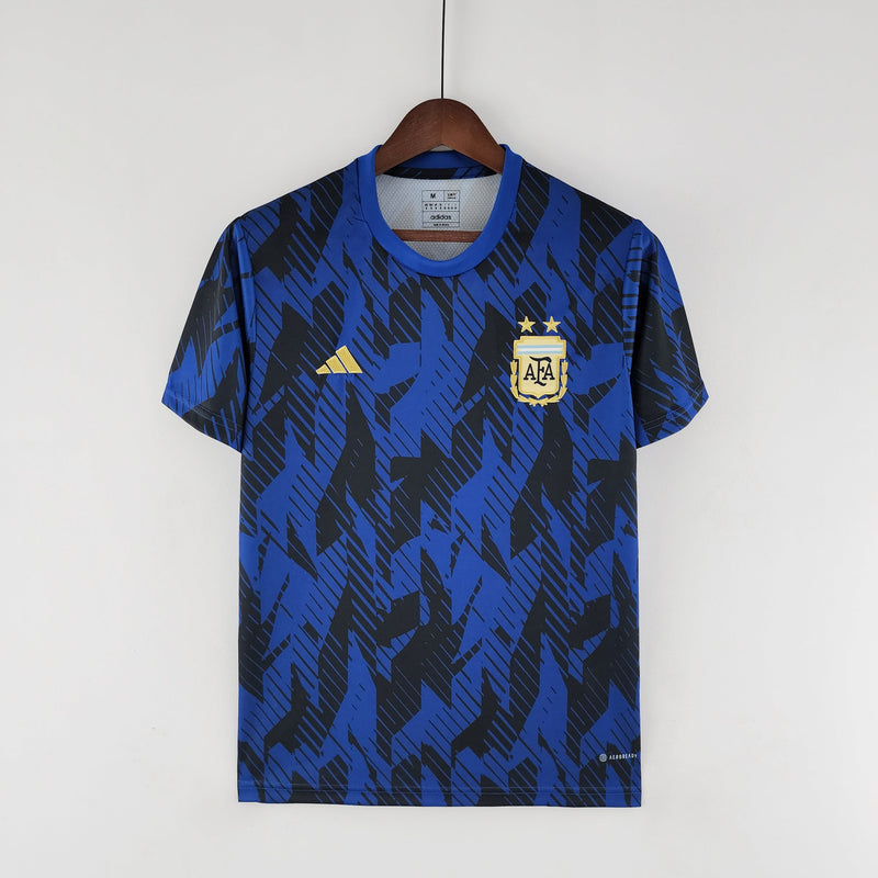 Camisa Argentina Pre jogo 2022 - Adidas Torcedor Masculino