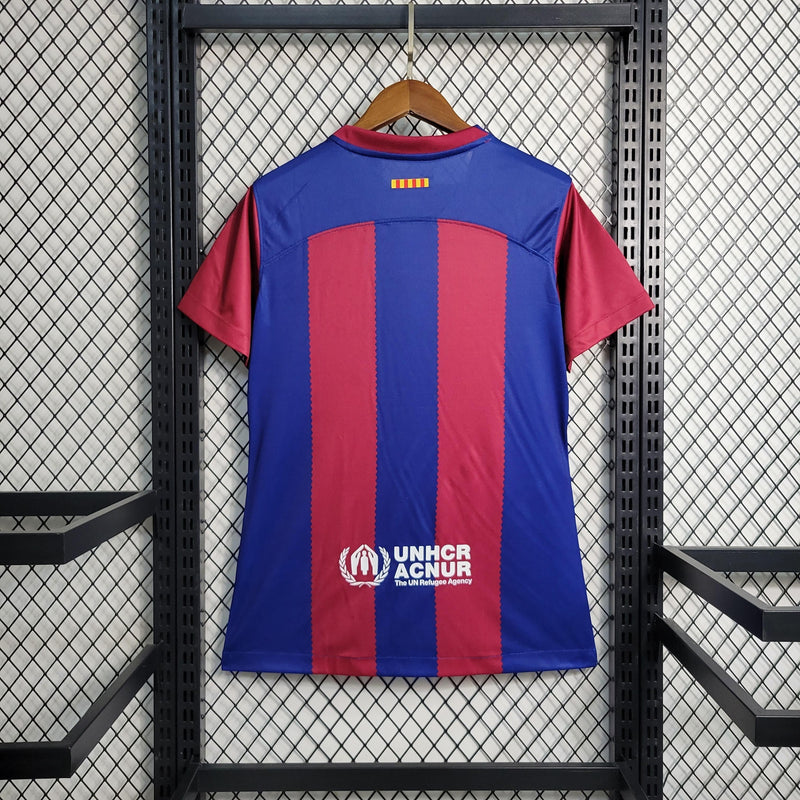 Camisa Barcelona Home  2023/24 Nike Feminina