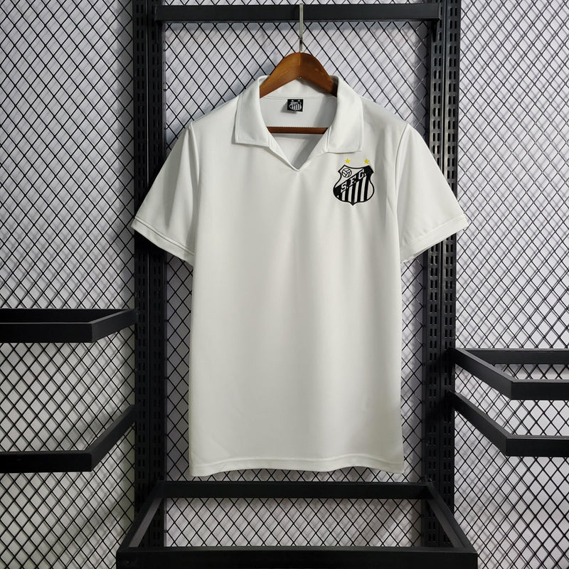 Camisa Oficial do Santos - 1970 - Retro - Personalizável