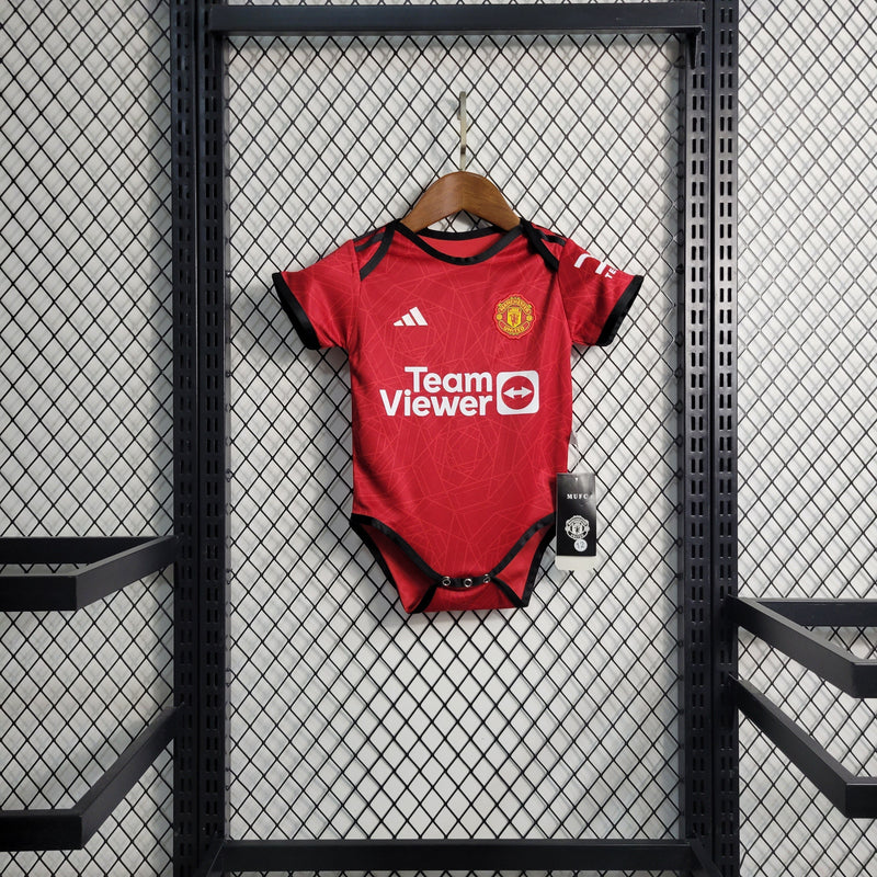 Body Bebê Manchester United 23/24 Casa