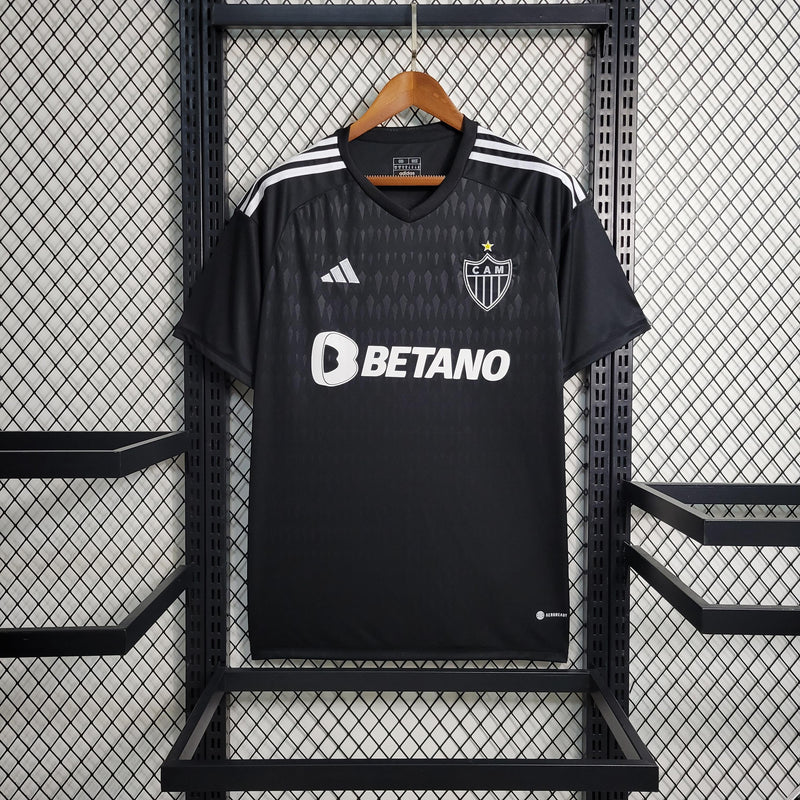 Camisa Oficial do Atlético Mineiro - 23/24 - Versão Torcedor - Personalizável - All Blacks