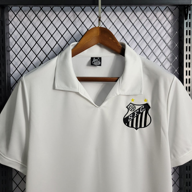 Camisa Oficial do Santos - 1970 - Retro - Personalizável