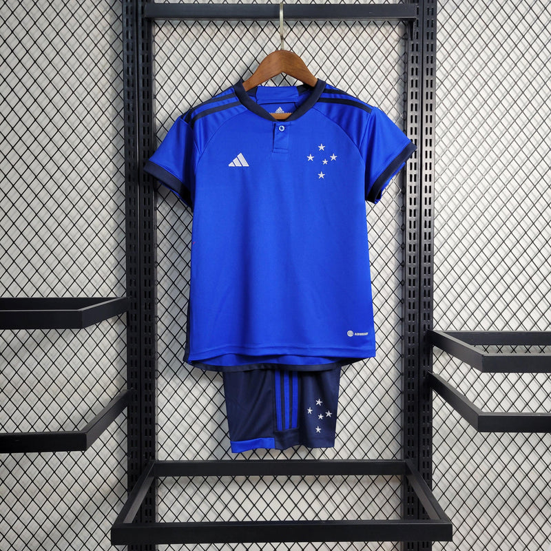 Uniforme Cruzeiro Home (1) 2023/24 Adidas Infantil