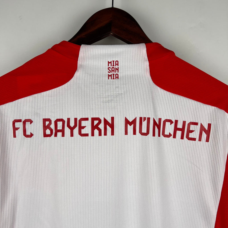 Camisa Bayern de Munique I 23/24 (Manga Longa) - Masculina