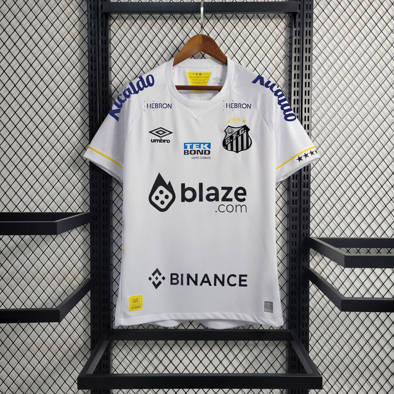 Camisa Oficial do Santos - 23/24 - Patrocinio - Personalizável