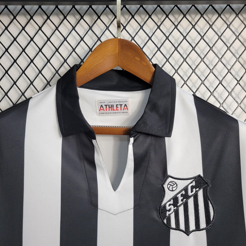 Camisa Oficial do Santos - 1958 - Retro - Personalizável