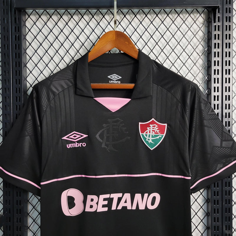 Camisa Oficial do Fluminense- 23/24 - Versão Torcedor - Personalizável - All Black