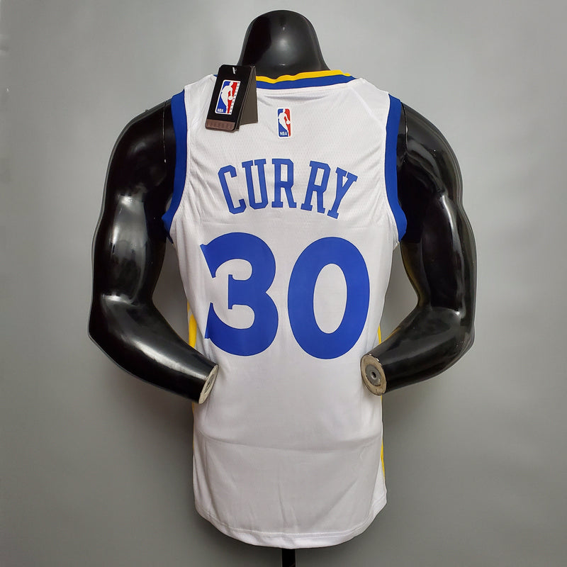 Regata NBA Golden State Warriors Curry 30 Association Edition Branca 2022 Nike