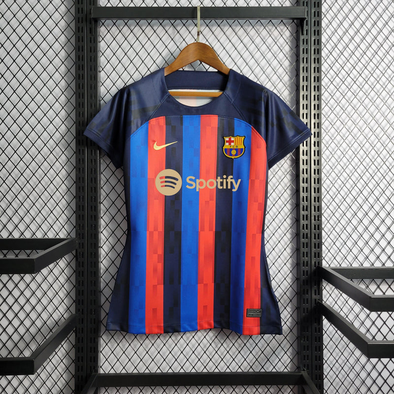 Camisa Barcelona Nike I 22-23 Torcedora Pro Feminina