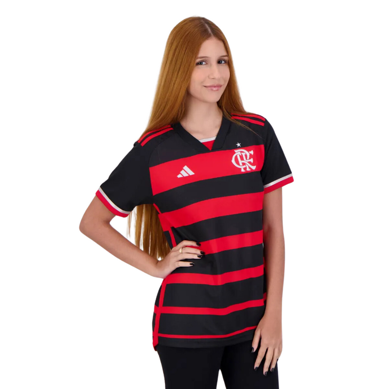 Camisa Adidas Flamengo I 2024 Feminina