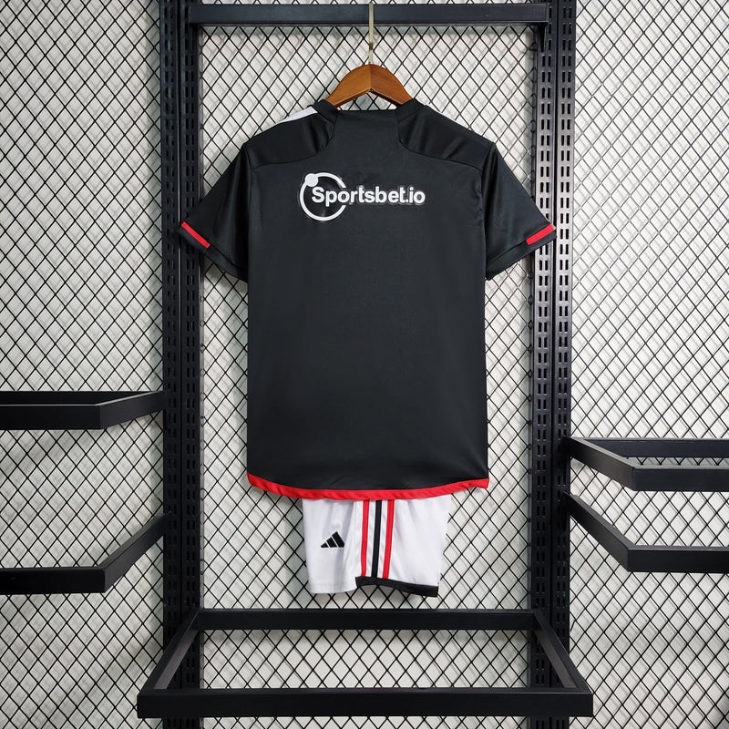 Uniforme São Paulo Third  2023/24 Adidas Infantil