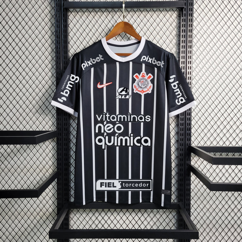 Camisa Oficial Corinthians - 23/24 - Patrocínio - Personalizável