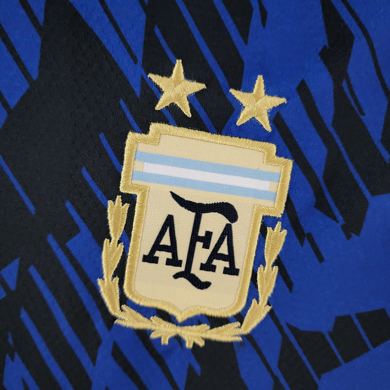 Camisa Argentina Pre jogo 2022 - Adidas Torcedor Masculino