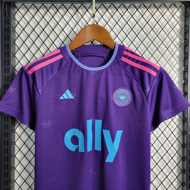 Uniforme Charlotte FC 2023/24 Away (2)  Infantil