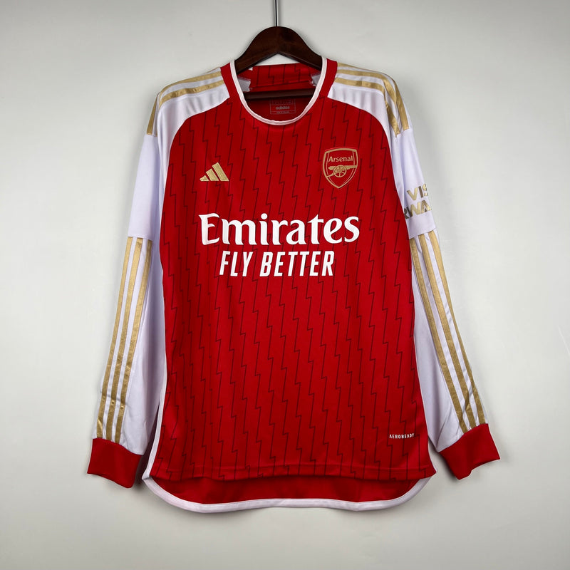 Camisa Arsenal I 23/24 (Manga Longa) - Masculina