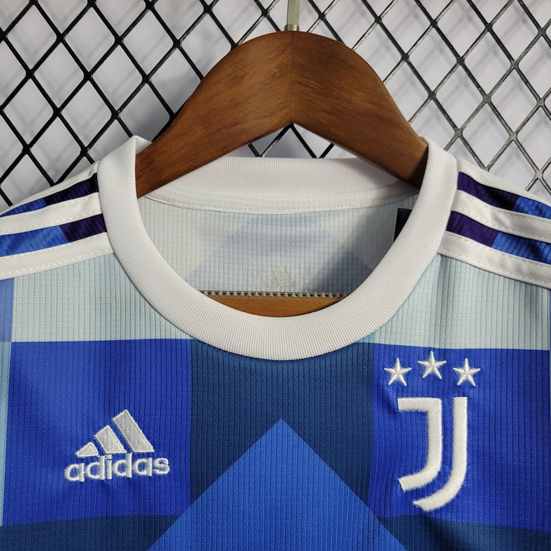 Conjunto Infantil Juventus 22/23 Azul e Amarelo