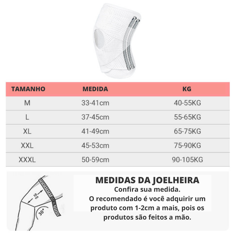 Joelheira de Compressão Com Orifício Patelar ©