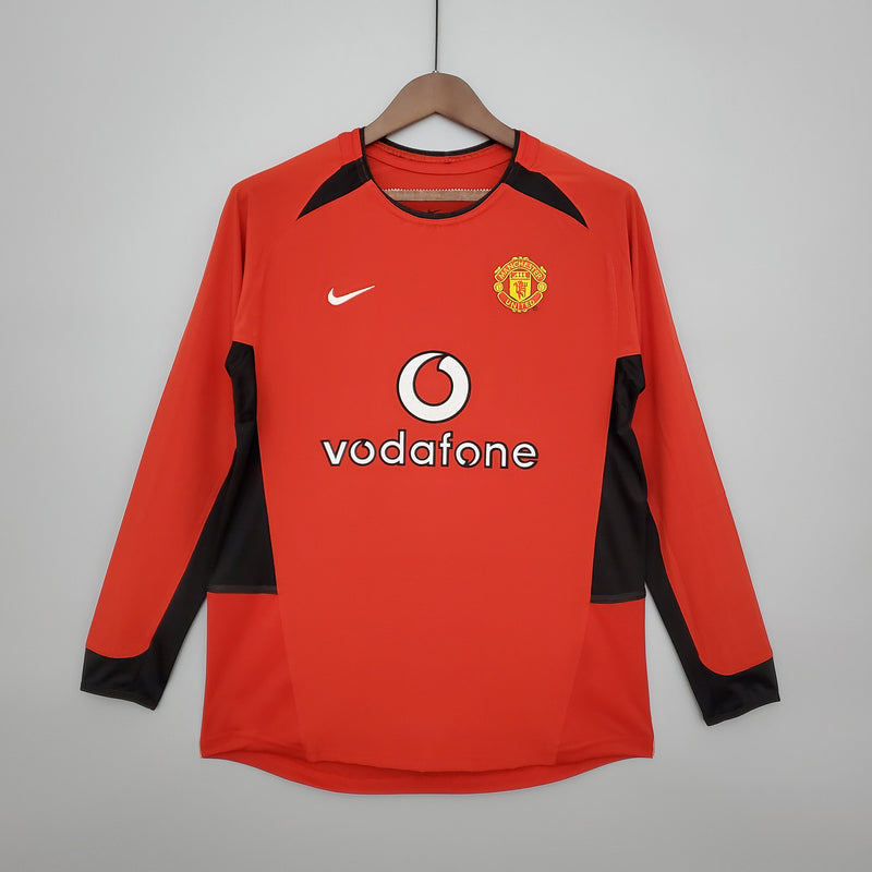 Camisa Manga Longa Manchester United 02/04 Nike - Vermelho