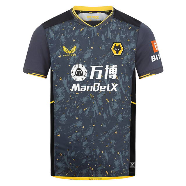 Camisa Wolves II 22/23 Castore - Preto