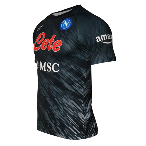 Camisa Napoli III Preta 22/23 - Masculina