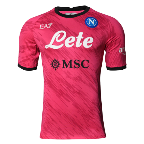 Camisa Napoli Goleiro Rosa 22/23 - Masculina