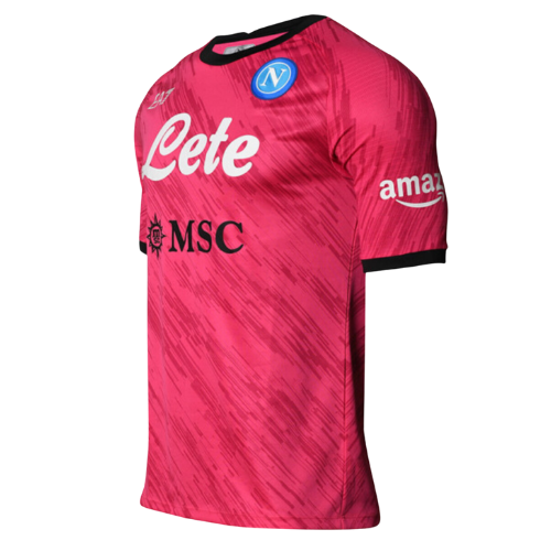 Camisa Napoli Goleiro Rosa 22/23 - Masculina