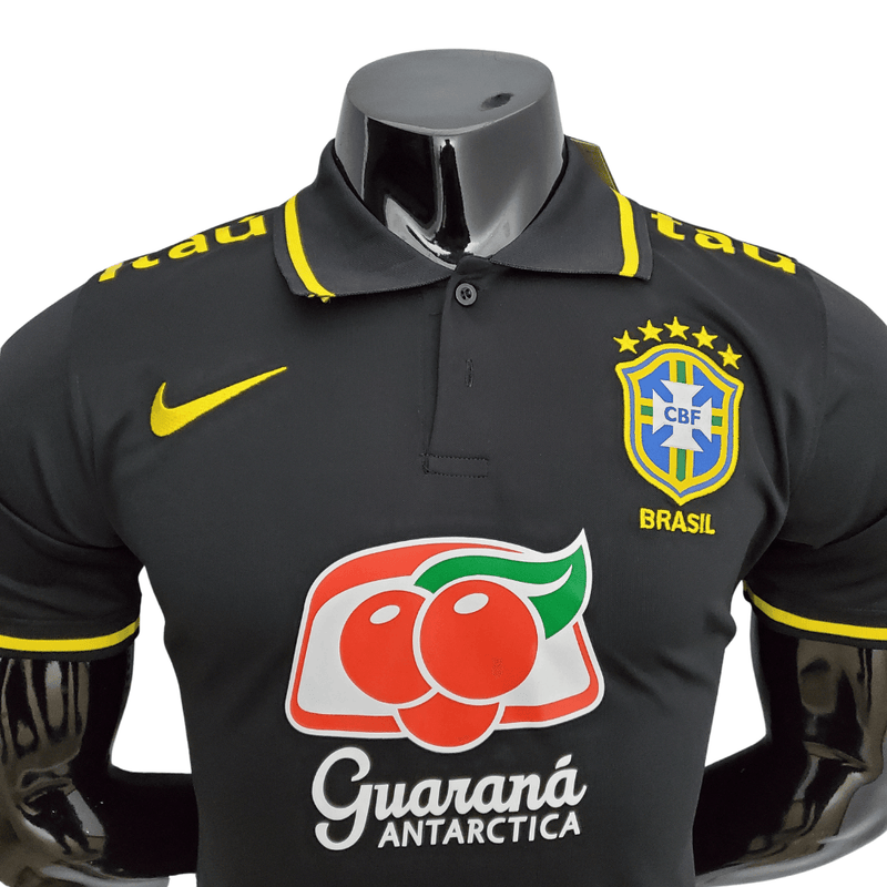 Camisa Brasil Polo Preta - Nike - Masculino