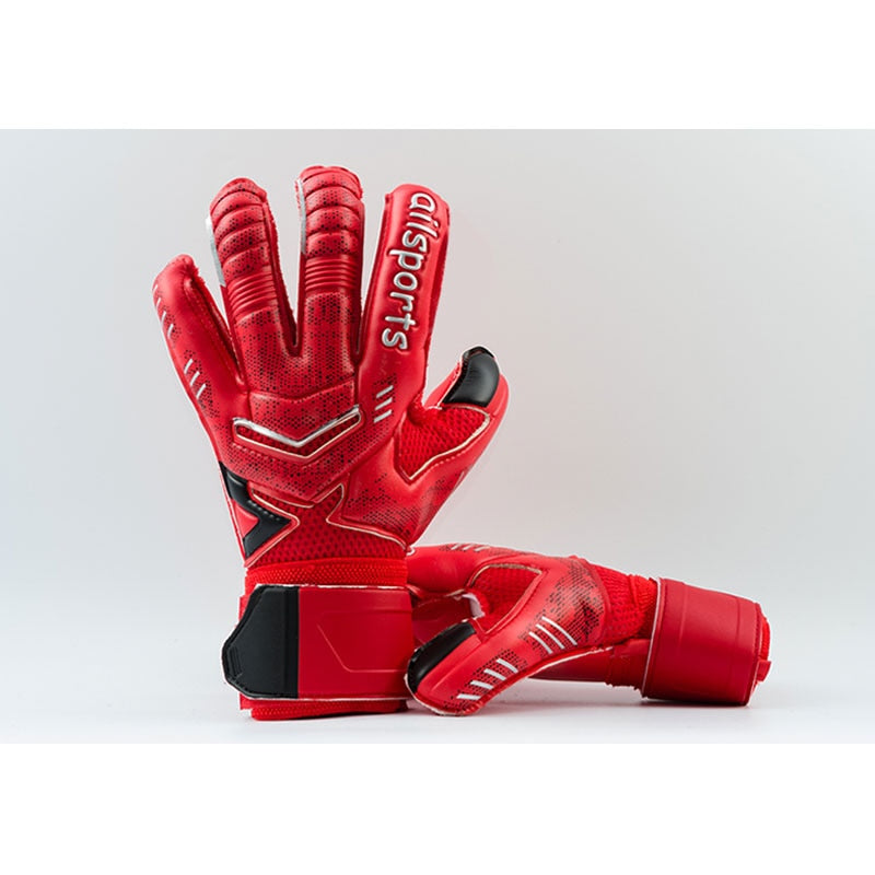 Luva De Goleiro De Futebol Profissional 4mm Látex Com Proteção De Dedo