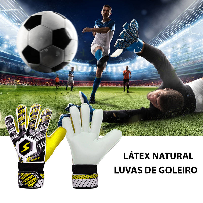 Luvas De Goleiro De Futebol Profissional Com Proteção da Mão Respirável ©