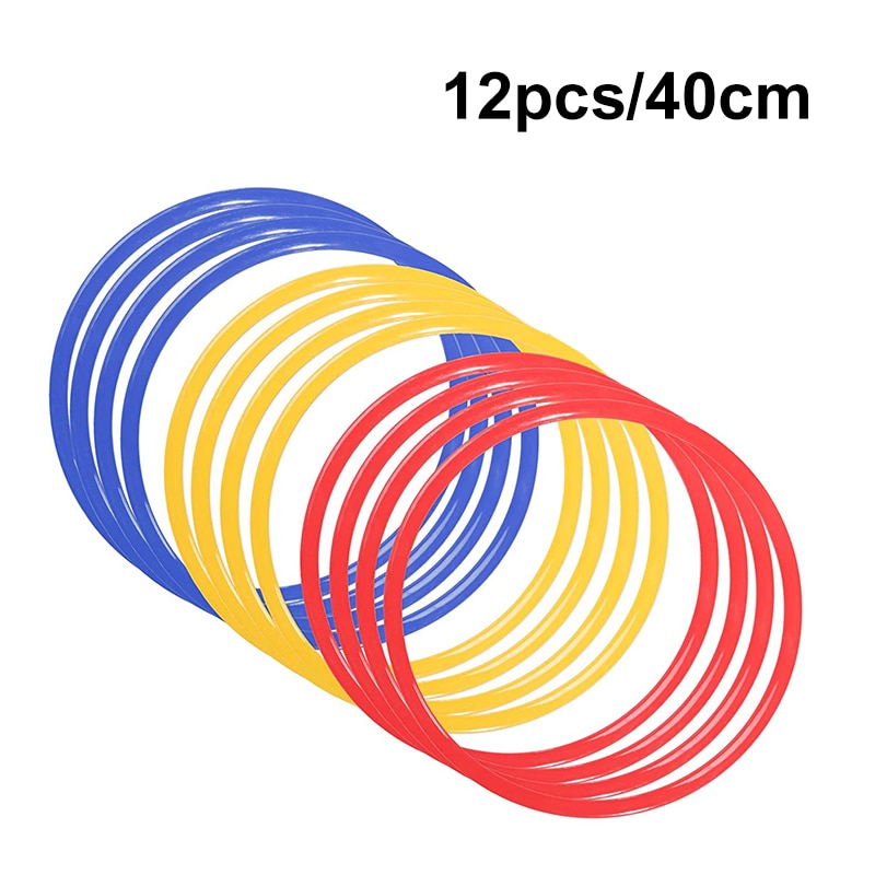 Anéis de Treinamento Portáteis 5/12pcs Para Velocidade e Agilidade
