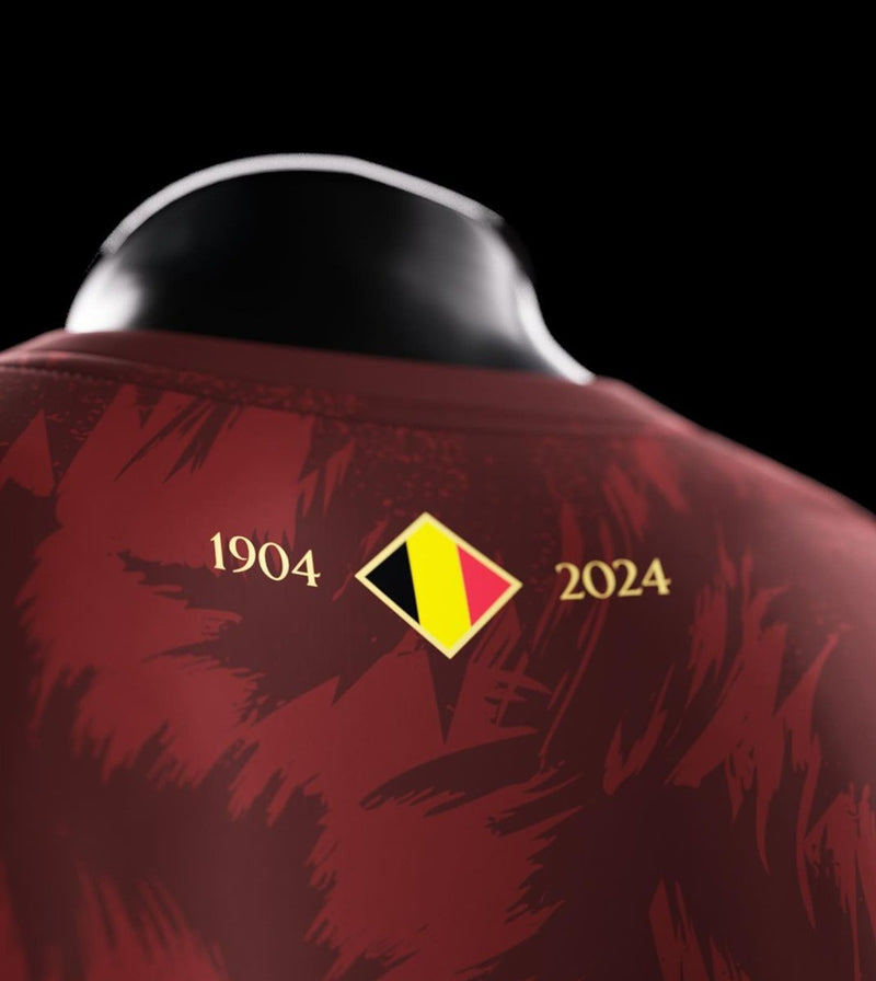 Camisa Bélgica De Duivels 24/25 Comma Football - Vermelha