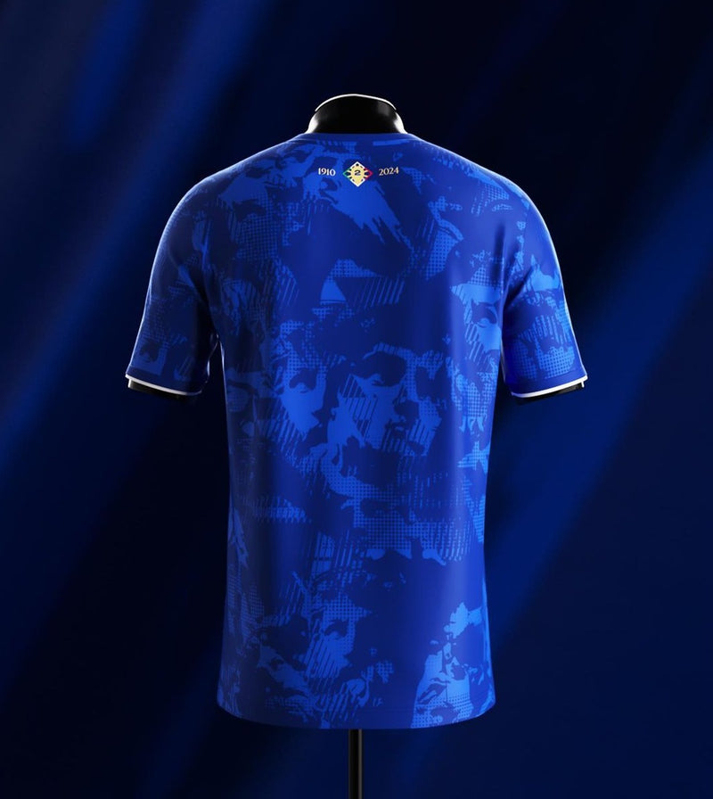 Camisa Itália Gli Azzurri 24/25 Comma Football - Azul