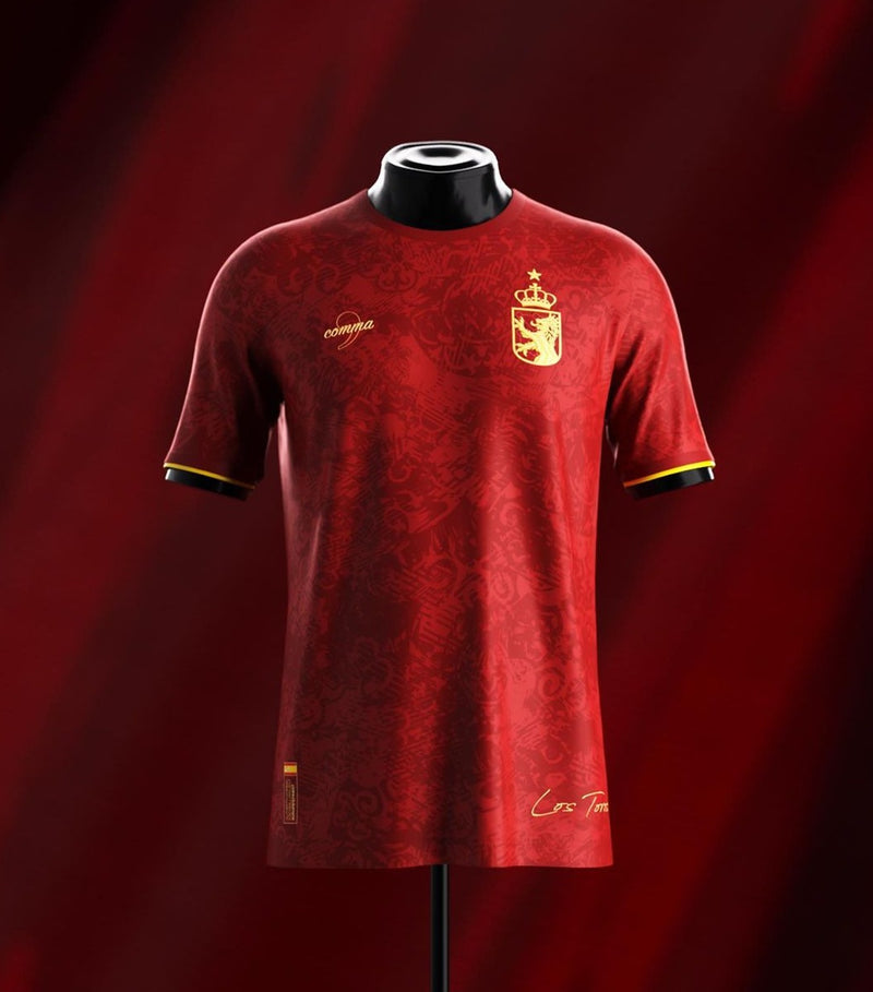 Camisa Espanha Los Toros 24/25  Edição Especial Comma Football