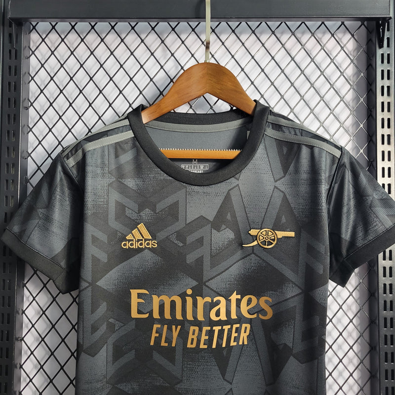 Camisa Arsenal 22/23 Black Torcedor  Feminino Adidas