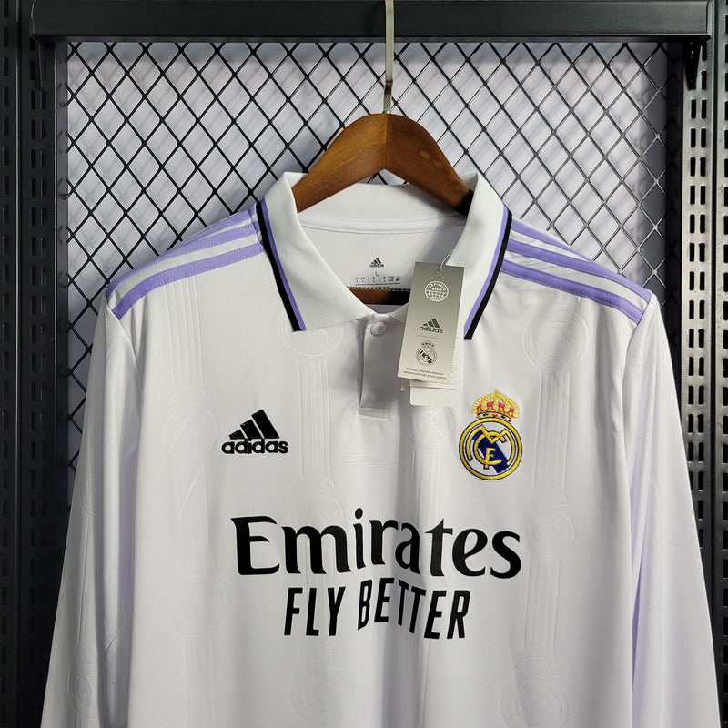 Camisa Manga longa Real Madrid 22/23 Torcedor Adidas