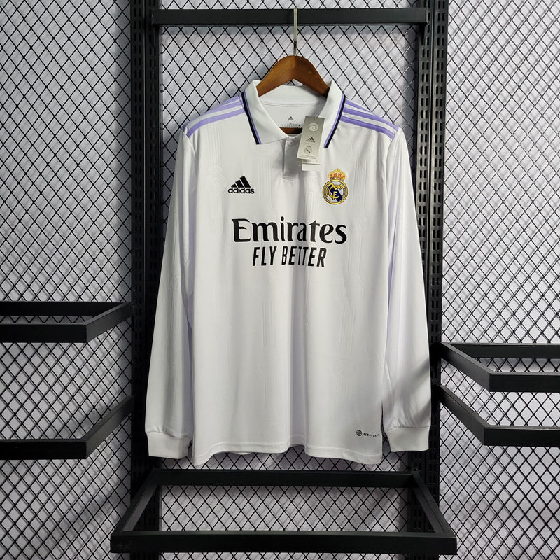 Camisa Manga longa Real Madrid 22/23 Torcedor Adidas