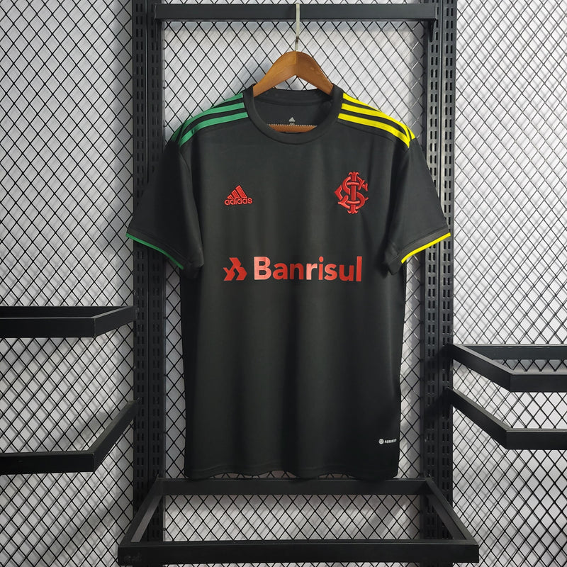 Camisa Oficial do Internacional - 22/23 - Versão Torcedor - Personalizável - All Blacks