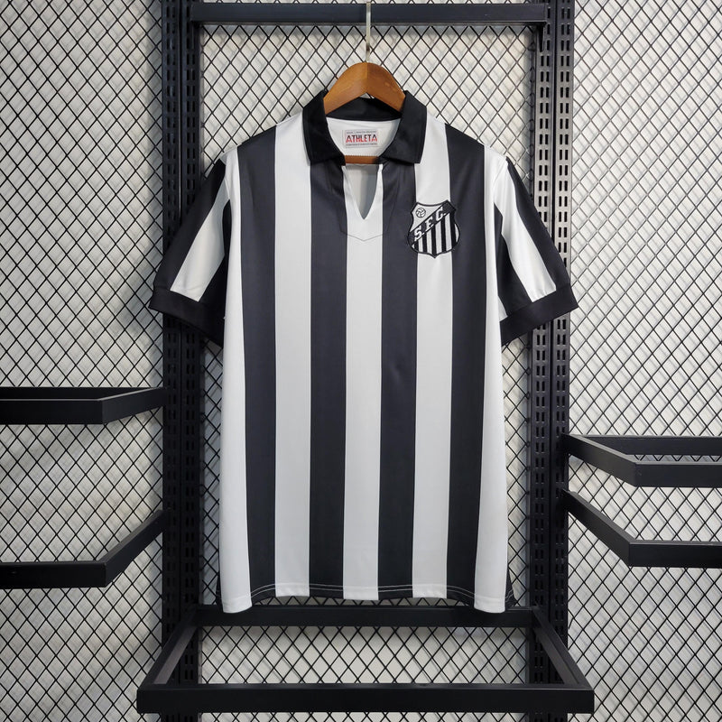 Camisa Oficial do Santos - 1958 - Retro - Personalizável